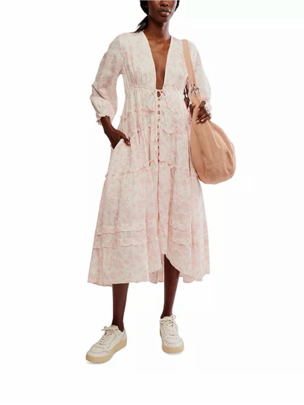 Free People Pappiet Midi Dress